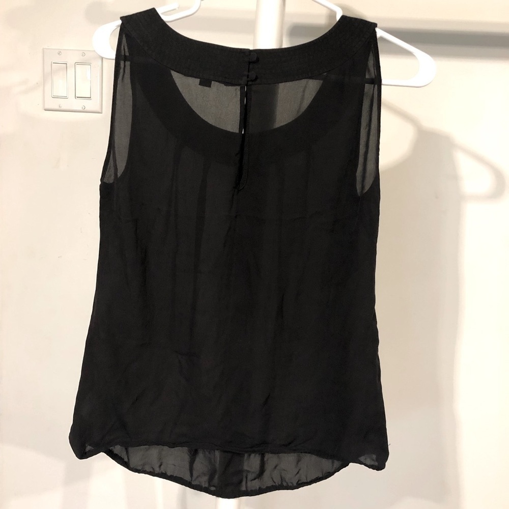 Teenflo Sheer Black Top - Picture 3 of 6